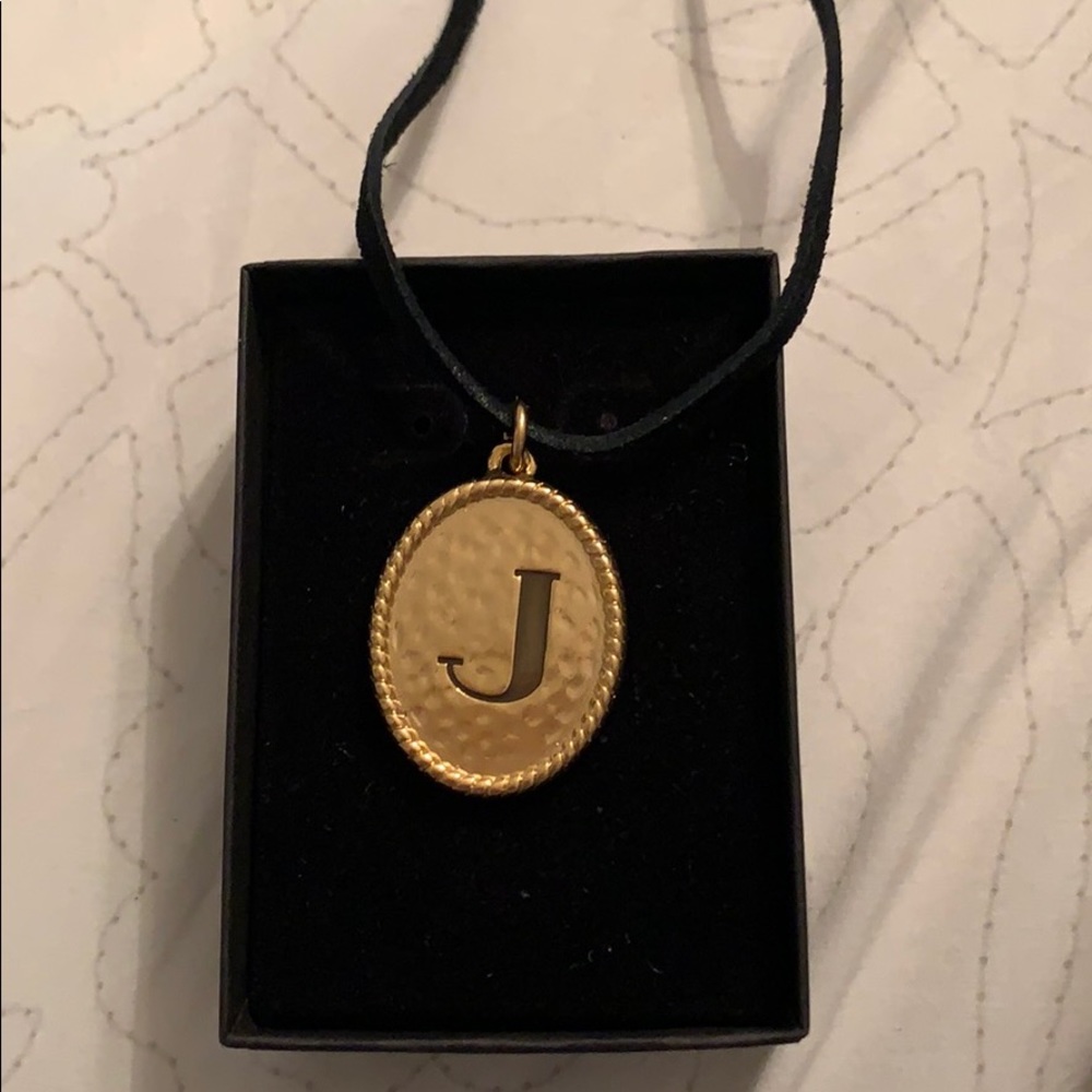 Lisa Stewart “J” Necklace